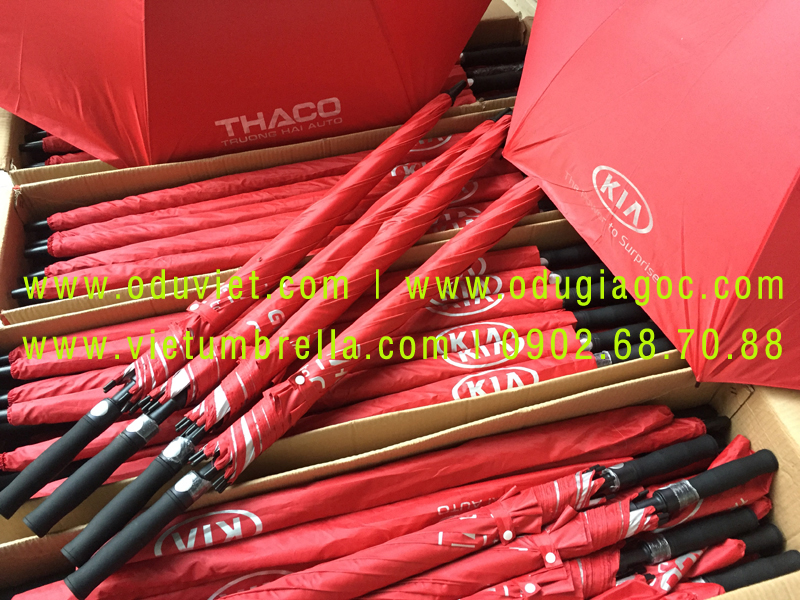 xưởng sản xuất ô dù cầm tay in logo quảng cáo
